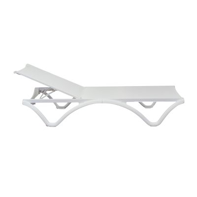 CAPITOL - lettino in polipropilene impilabile antracite o bianco