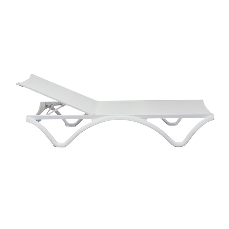 CAPITOL - lettino in polipropilene impilabile antracite o bianco