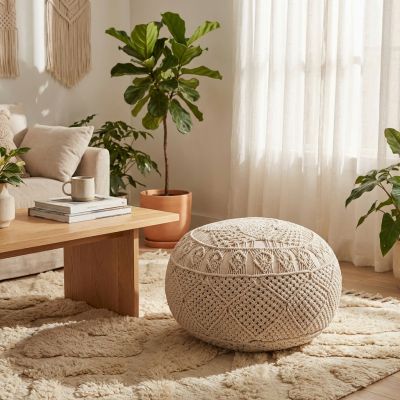 RODRIGO - pouf in cotone