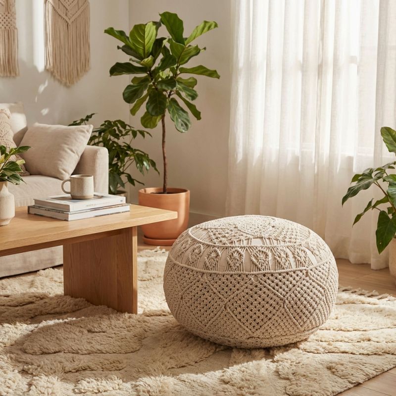 RODRIGO - pouf in cotone