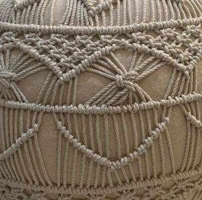 ZAHIRA - pouf in cotone