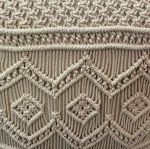 SORAYA - pouf in cotone