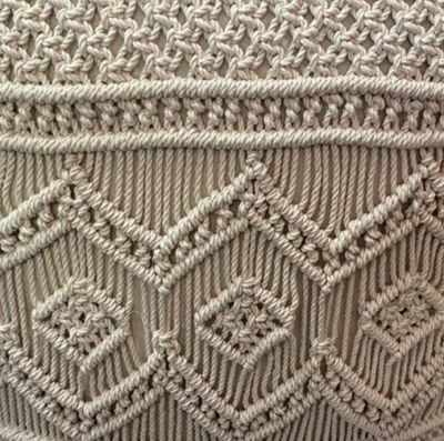 SORAYA - pouf in cotone