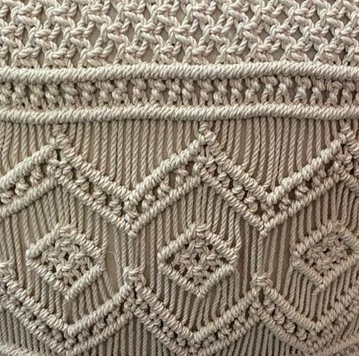 SORAYA - pouf in cotone