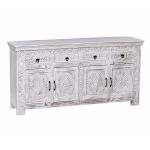 CARMEN - mobile in legno di mango con 4 ante e 4 cassetti