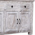 CARMEN - mobile in legno di mango con 4 ante e 4 cassetti