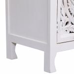 ZAYRA - mobile in legno di mango con 2 ante