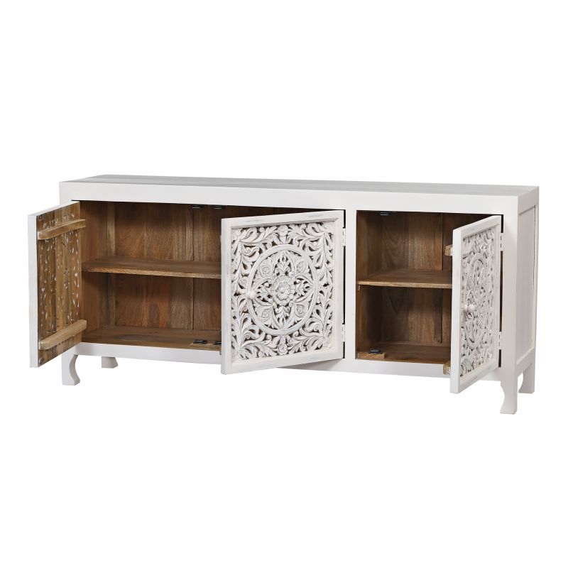 TABITA - mobile in legno di mango con 3 ante