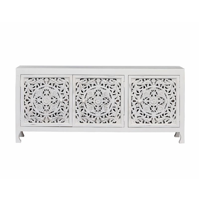 TABITA - mobile in legno di mango con 3 ante