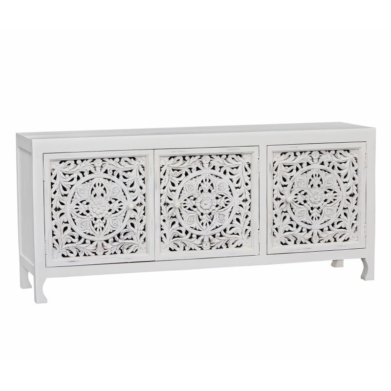 TABITA - mobile in legno di mango con 3 ante