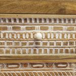 VIGGO - mobile in legno di mango con 2 ante e 3 cassetti