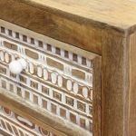 VIGGO - mobile in legno di mango con 2 ante e 3 cassetti