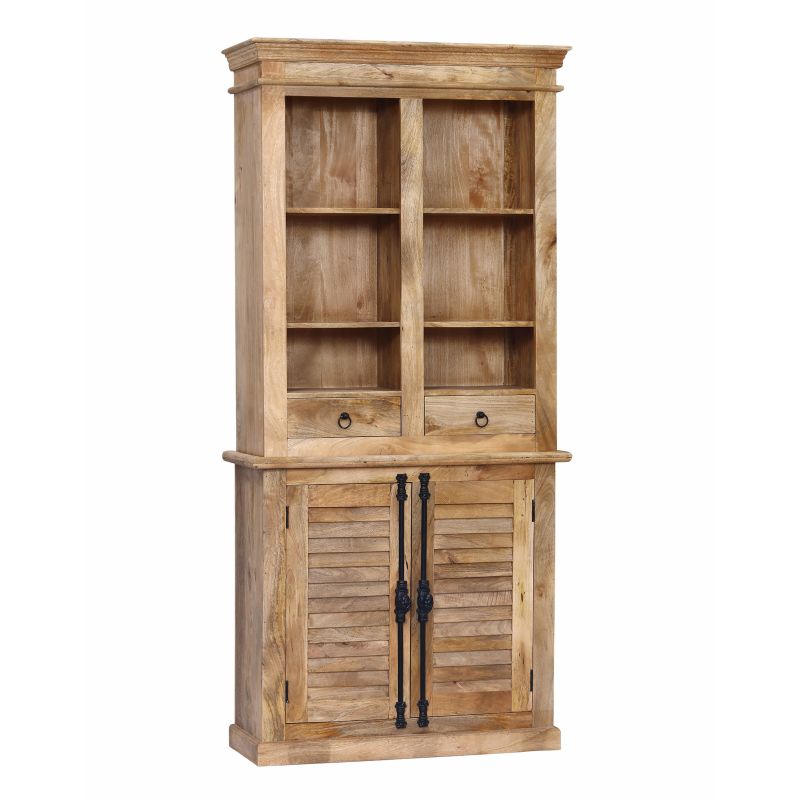 AROLD - mobile in legno di mango con 2 ante e 2 cassetti