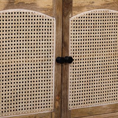 JOEL - mobile in legno di mango con 4 ante.