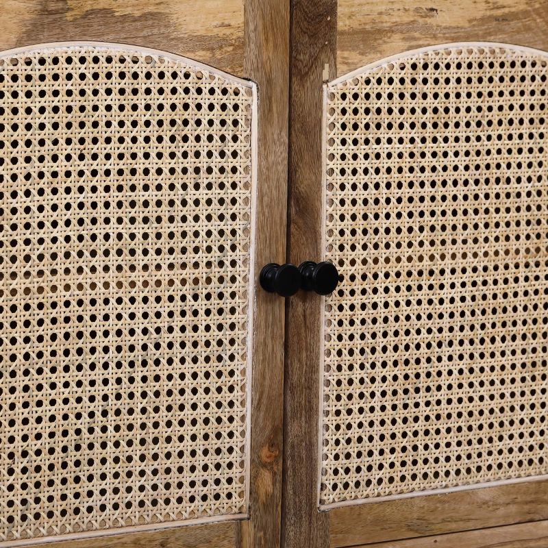 JOEL - mobile in legno di mango con 4 ante.