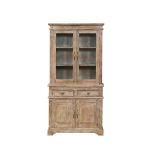 ALTER - credenza con vetrina in legno di mango