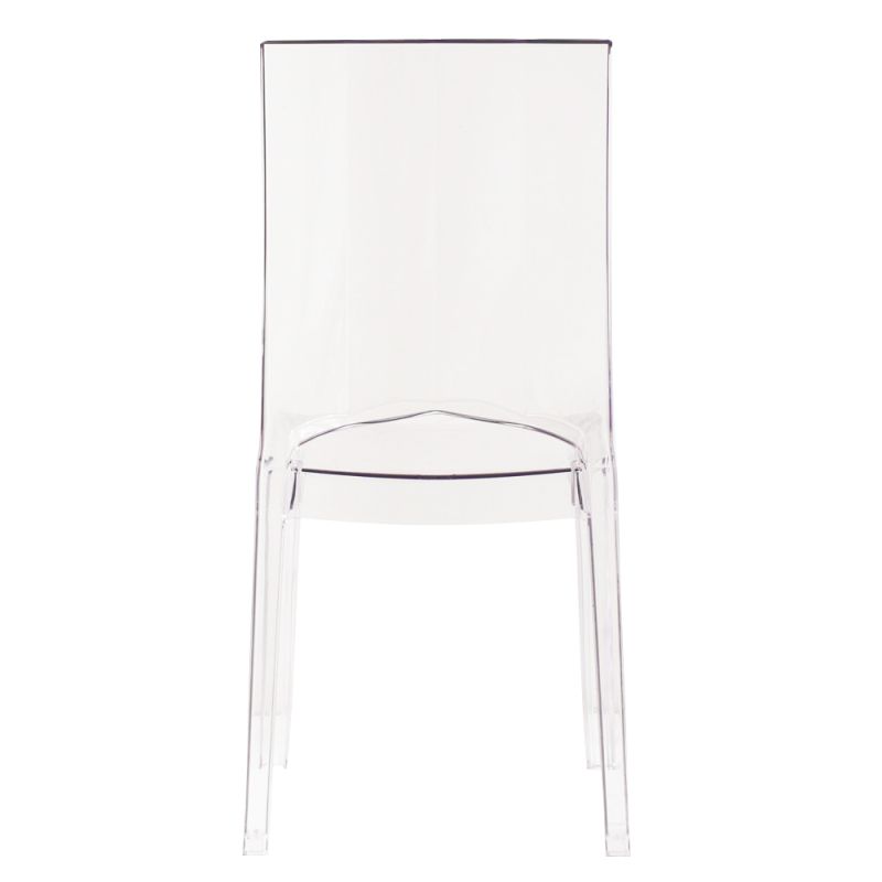 LEIA - sedia da interno in policarbonato trasparente