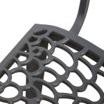 GEORGETA - poltrona moderna in polipropilene con decorazione