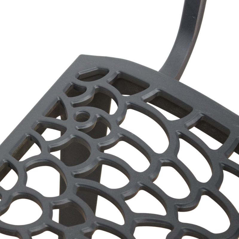 GEORGETA - poltrona moderna in polipropilene con decorazione