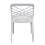 INES - sedia in polipropilene impilabile