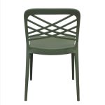 INES - sedia in polipropilene impilabile