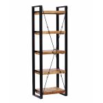 BANDERA - mobile in legno di mango con 5 ripiani