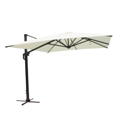 DRAX - ombrellone 3x4 m con palo laterale e telo in nylon