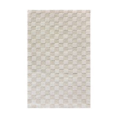 OVIEDO - tappeto in lana avorio con decoro