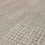 OVIEDO - tappeto in lana avorio con decoro