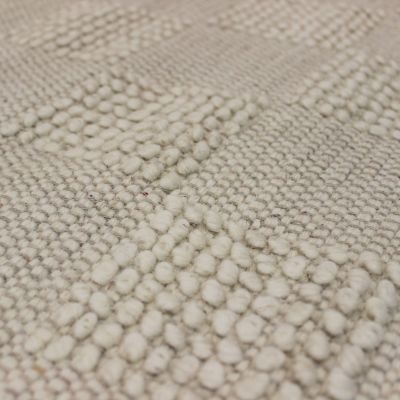 OVIEDO - tappeto in lana avorio con decoro