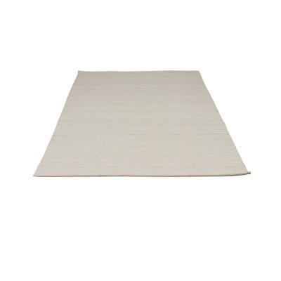 NECTOR - tappeto in lana avorio con decoro