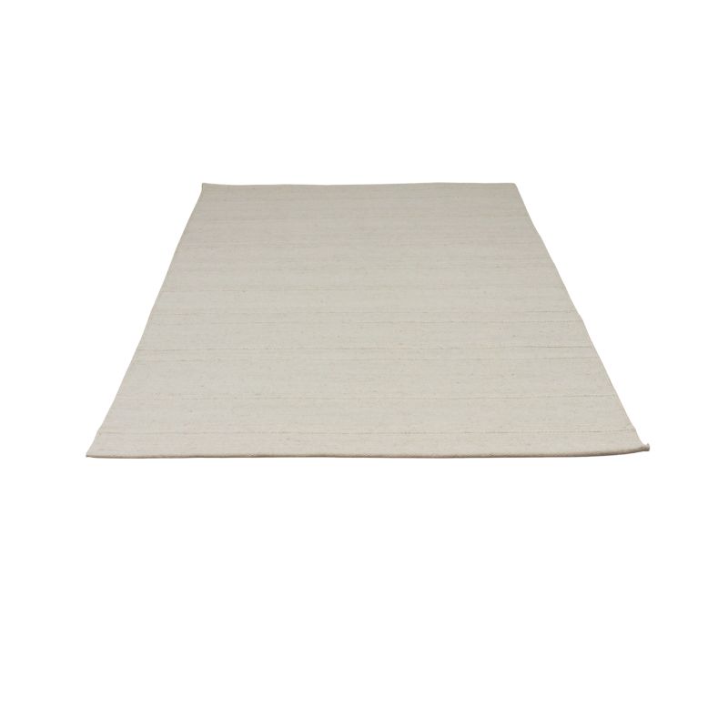 NECTOR - tappeto in lana avorio con decoro