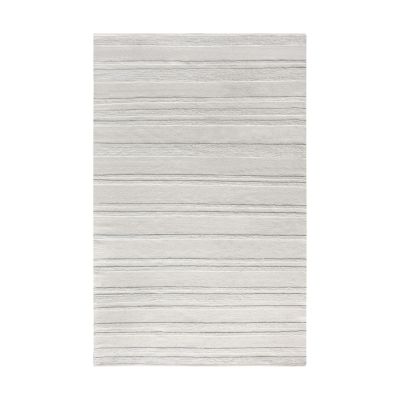 NECTOR - tappeto in lana avorio con decoro