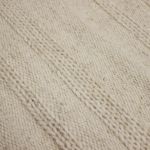 NECTOR - tappeto in lana avorio con decoro