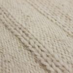 NECTOR - tappeto in lana avorio con decoro