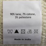 NECTOR - tappeto in lana avorio con decoro