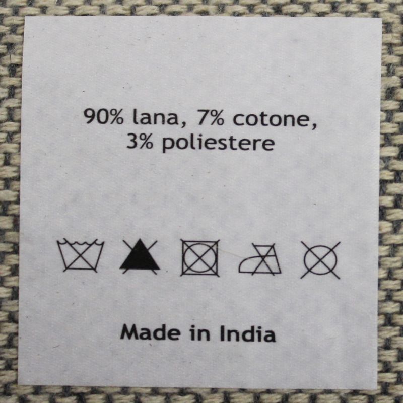 MEDAD - tappeto in lana avorio con decoro