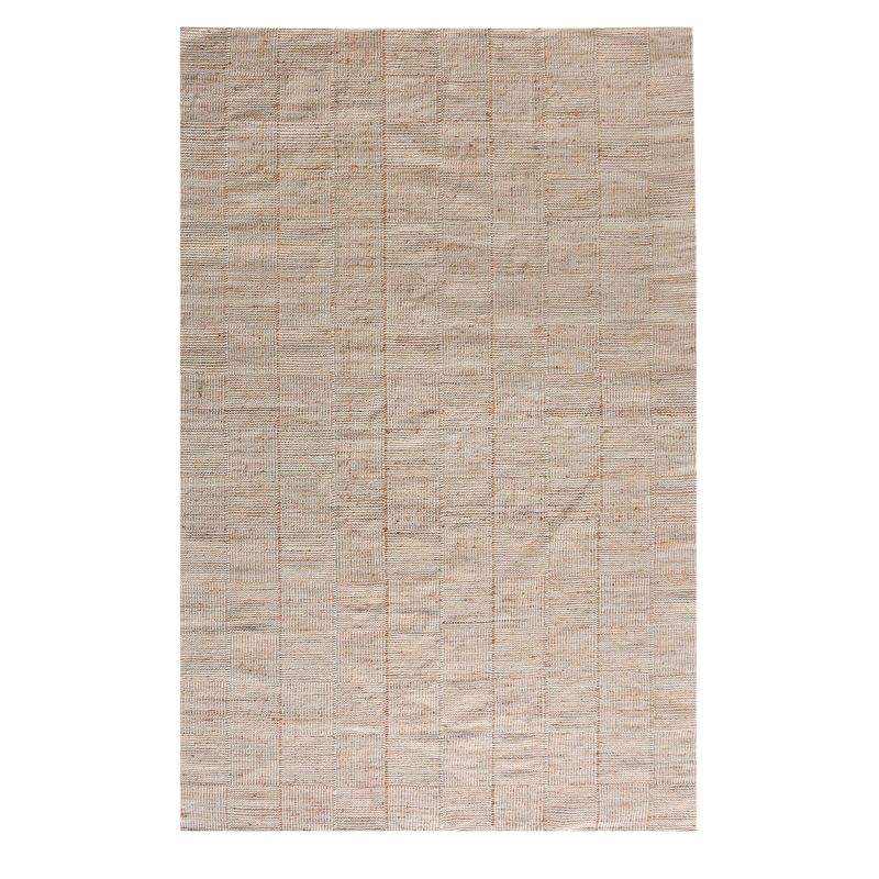 SALAMANCA - tappeto in lana avorio con decoro