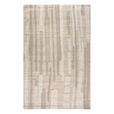 TAKEO - tappeto in lana avorio con decoro