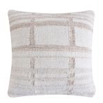 JUPITER - cuscino in lana avorio con decoro 45 x 45