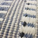 FRIDA - cuscino in lana avorio con decoro 45 x 45