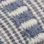 FRIDA - cuscino in lana avorio con decoro 45 x 45