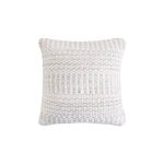 BORIS - cuscino in lana avorio con decoro 45 x 45