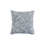 IVOR - cuscino in lana avorio con decoro 45 x 45