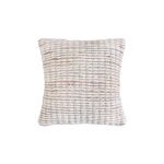 MARLENE - cuscino in lana avorio con decoro 45 x 45