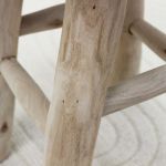 XENIA - sgabello in legno e lana 40 x 70