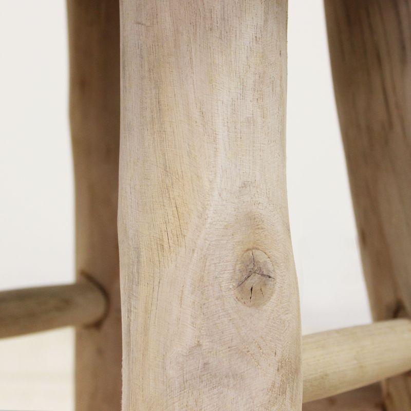 CASPER - sgabello in legno e lana 40 x 70