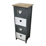 GENESIS - mobiletto in legno con cassetti