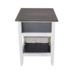 RITTER - mobiletto in legno con 1 cassetto e 1 cesta