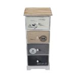 SEVEN - mobiletto in legno con cassetti
